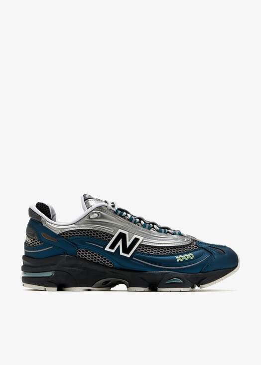 NEW BALANCE MEN\'S 8 BLUE GREY M1000S ABZORB  STREET LIFESTYLE MESH RUNNER NIB